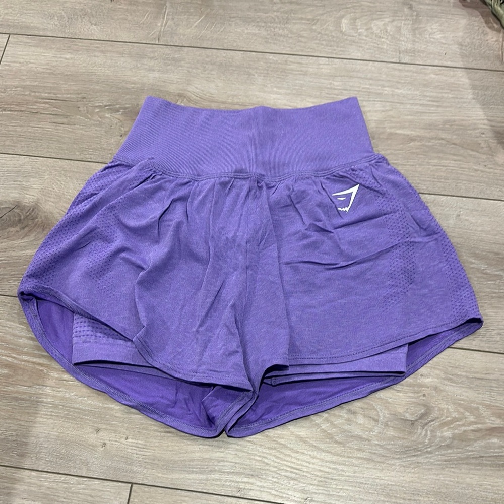 Gymshark Purple Athletic Shorts Lightweight Performance